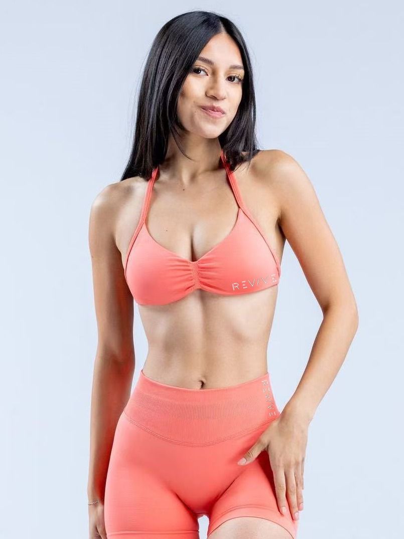 REVIVE ~ Gym Shorts Set / Peachy