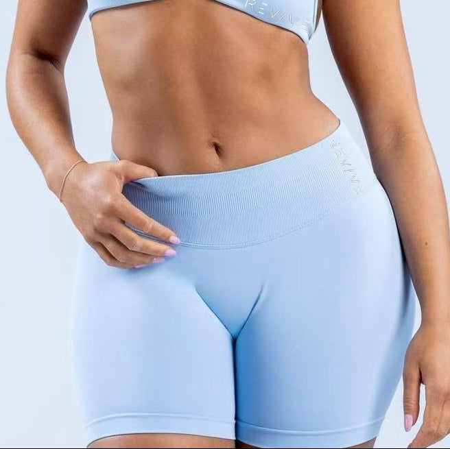 REVIVE ~ Gym Shorts / Light Blue