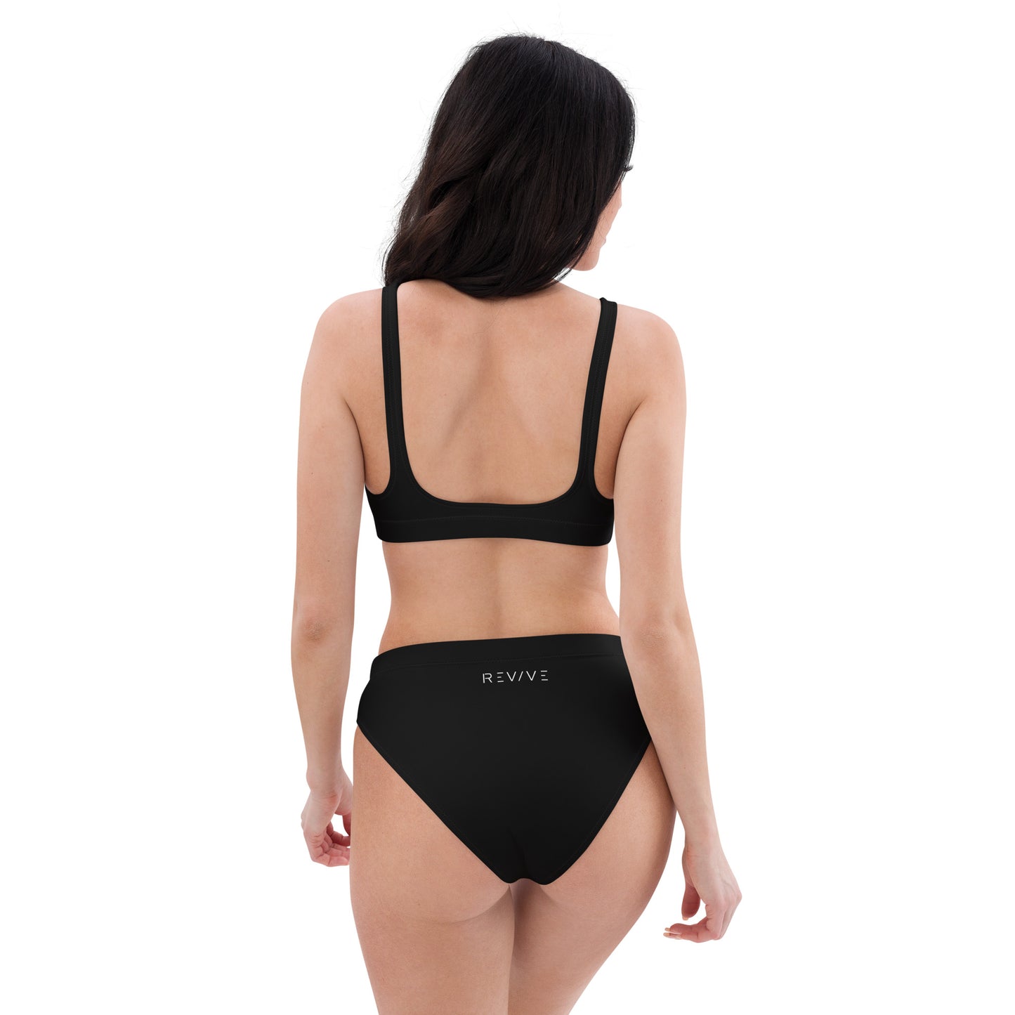 REV/VE ~ Women's Black high waisted Bikini