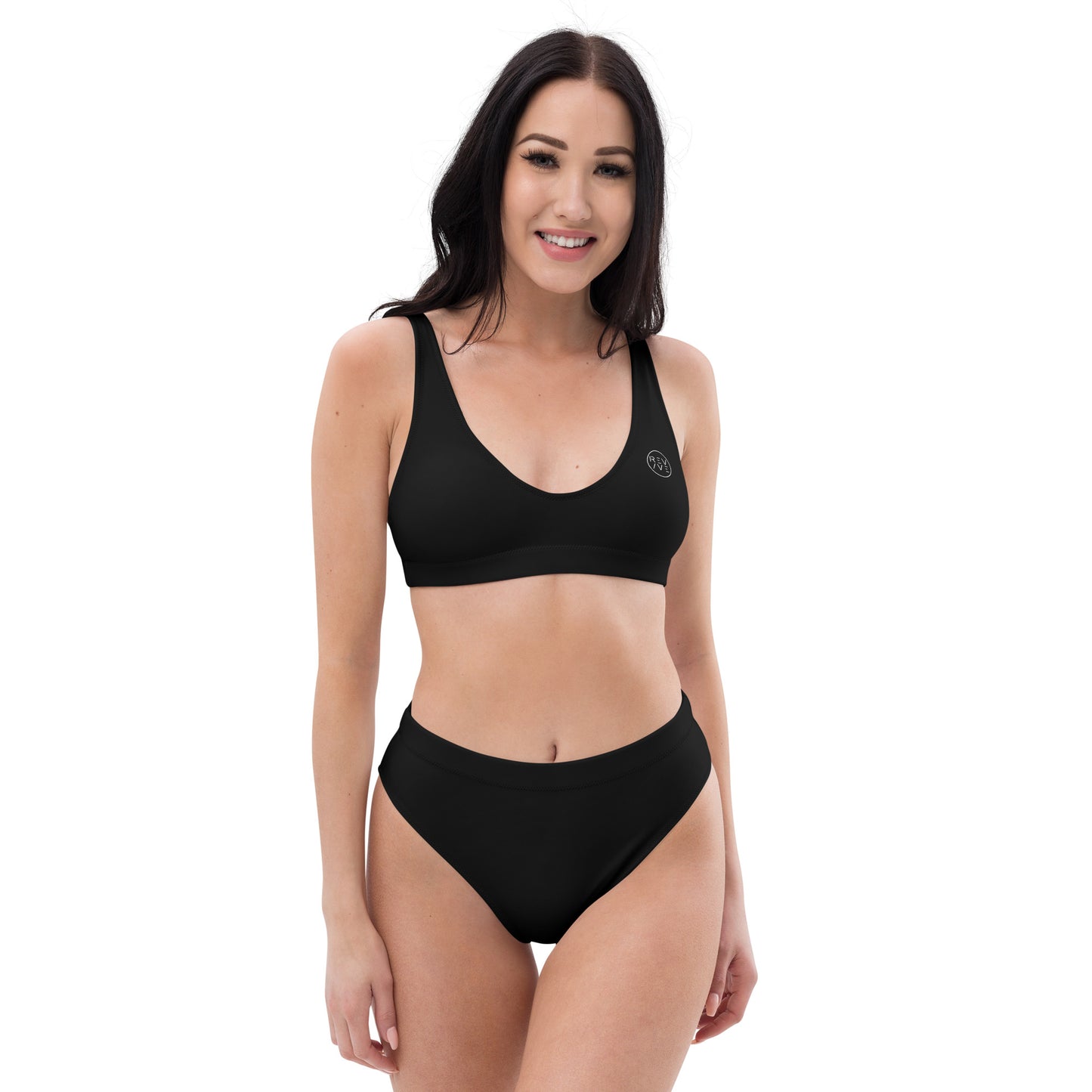 REV/VE ~ Women's Black high waisted Bikini