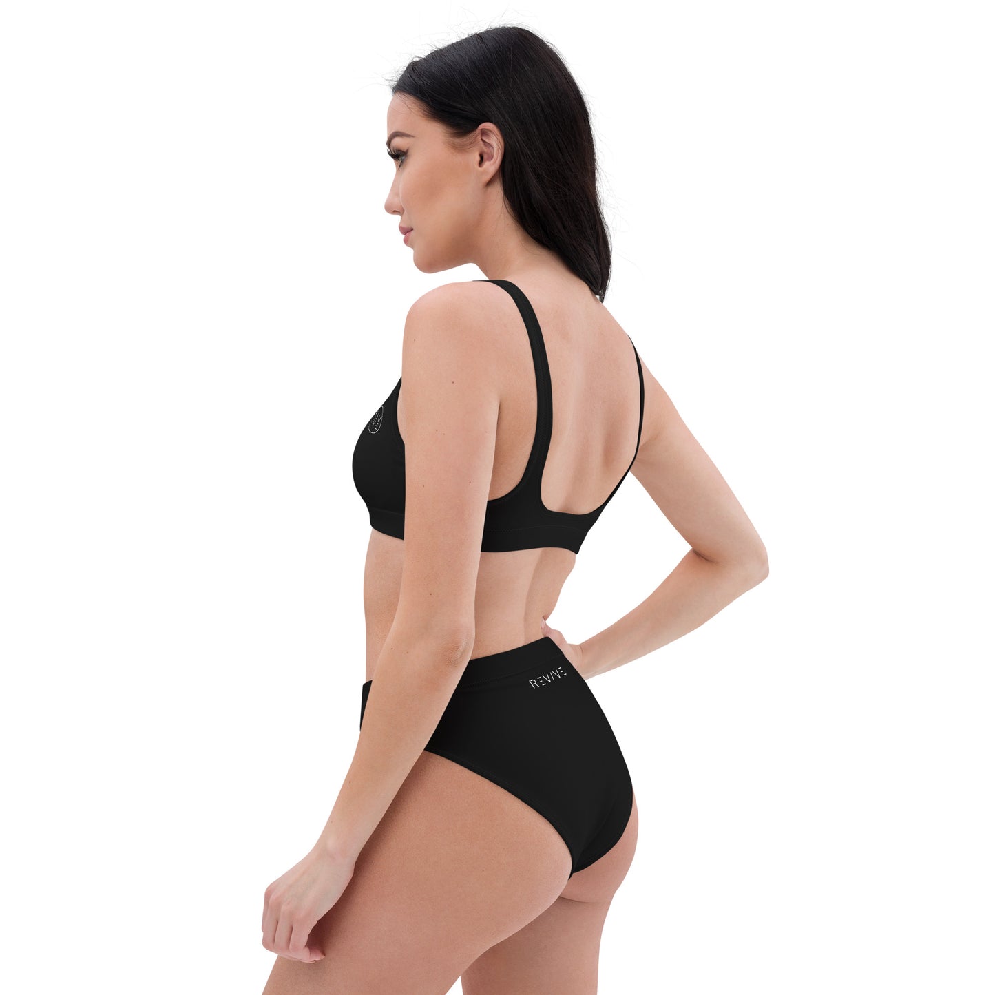 REV/VE ~ Women's Black high waisted Bikini