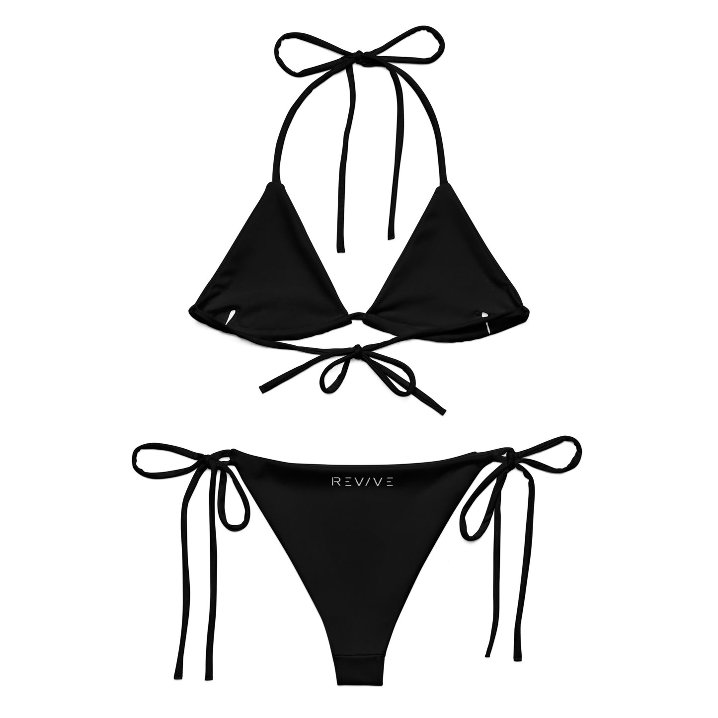 REV/VE ~ Women's Black String Bikini