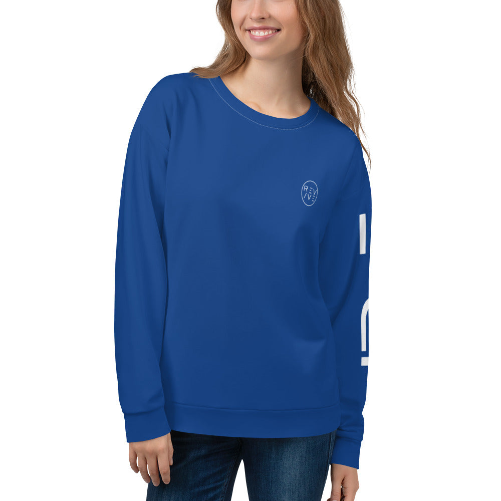 REVIVE ~ Royal Blue Gym Sweatshirt
