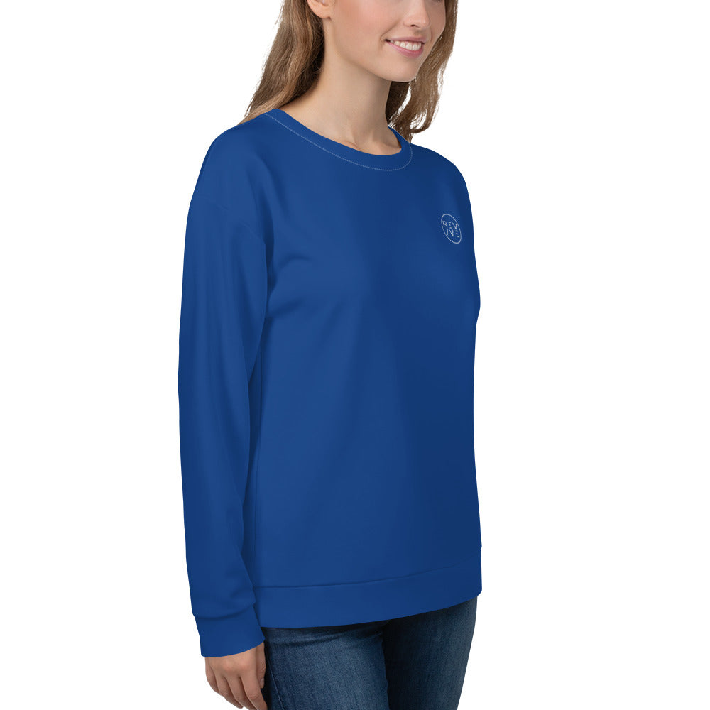 REVIVE ~ Royal Blue Gym Sweatshirt