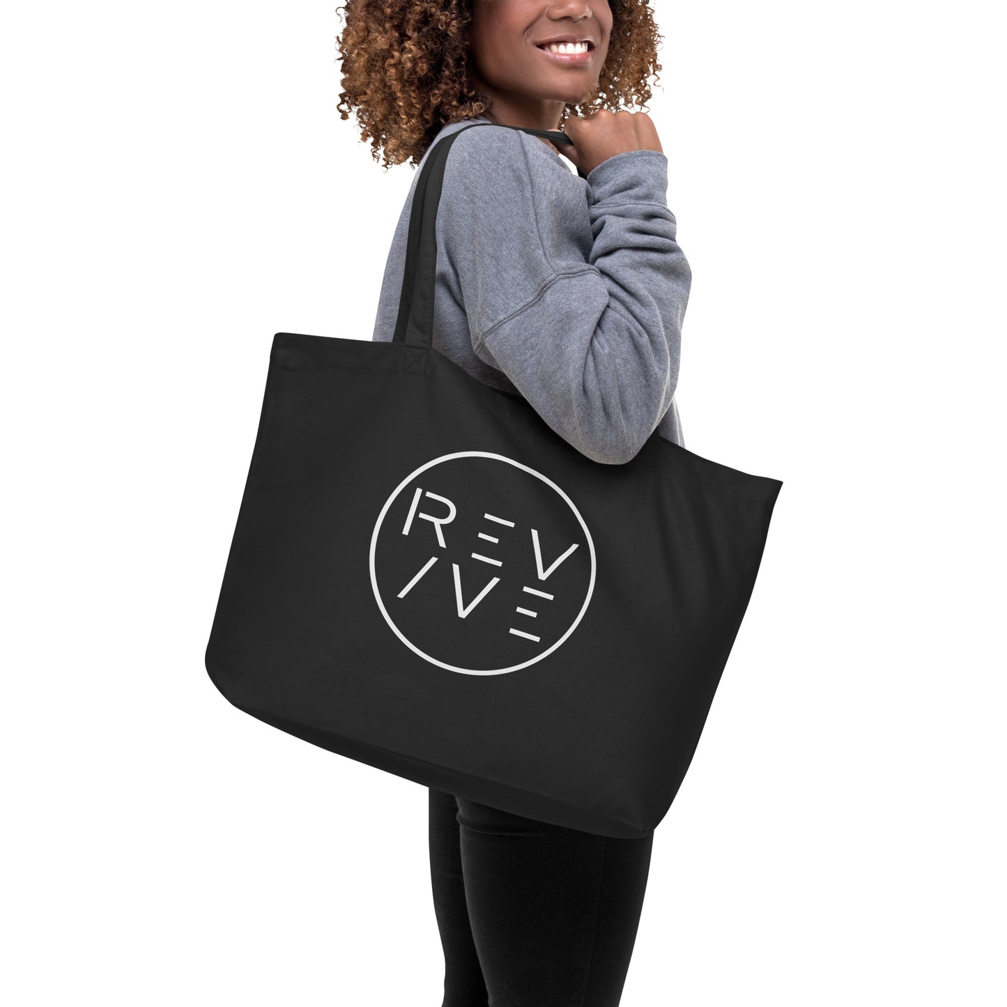 REV/VE ~ Large Organic Tote Bag