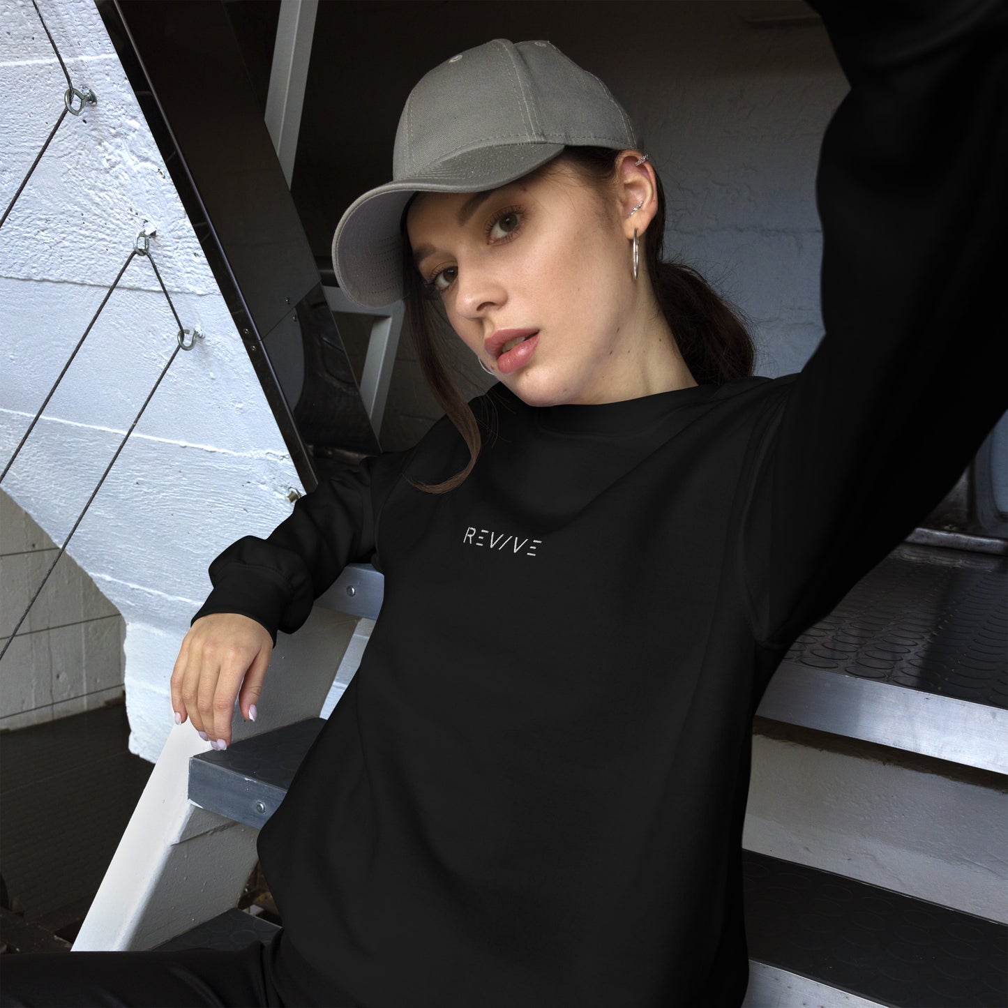 REV/VE ~ Women's Premium Embroidered Sweatshirt
