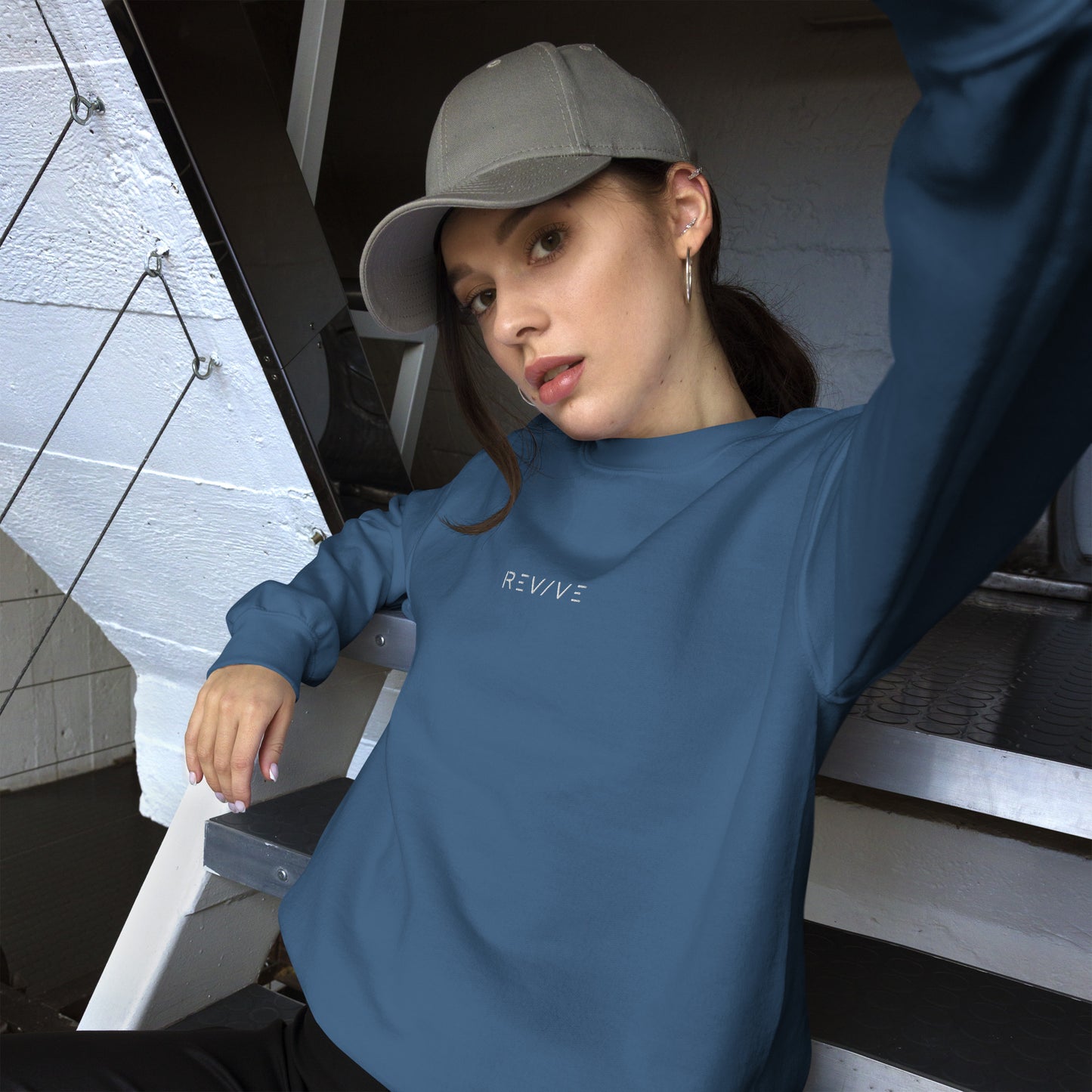 REV/VE ~ Women's Premium Embroidered Sweatshirt
