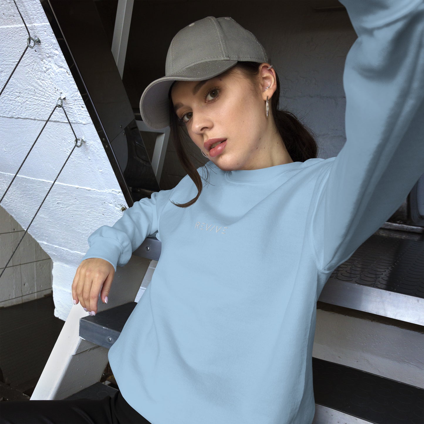 REV/VE ~ Women's Premium Embroidered Sweatshirt
