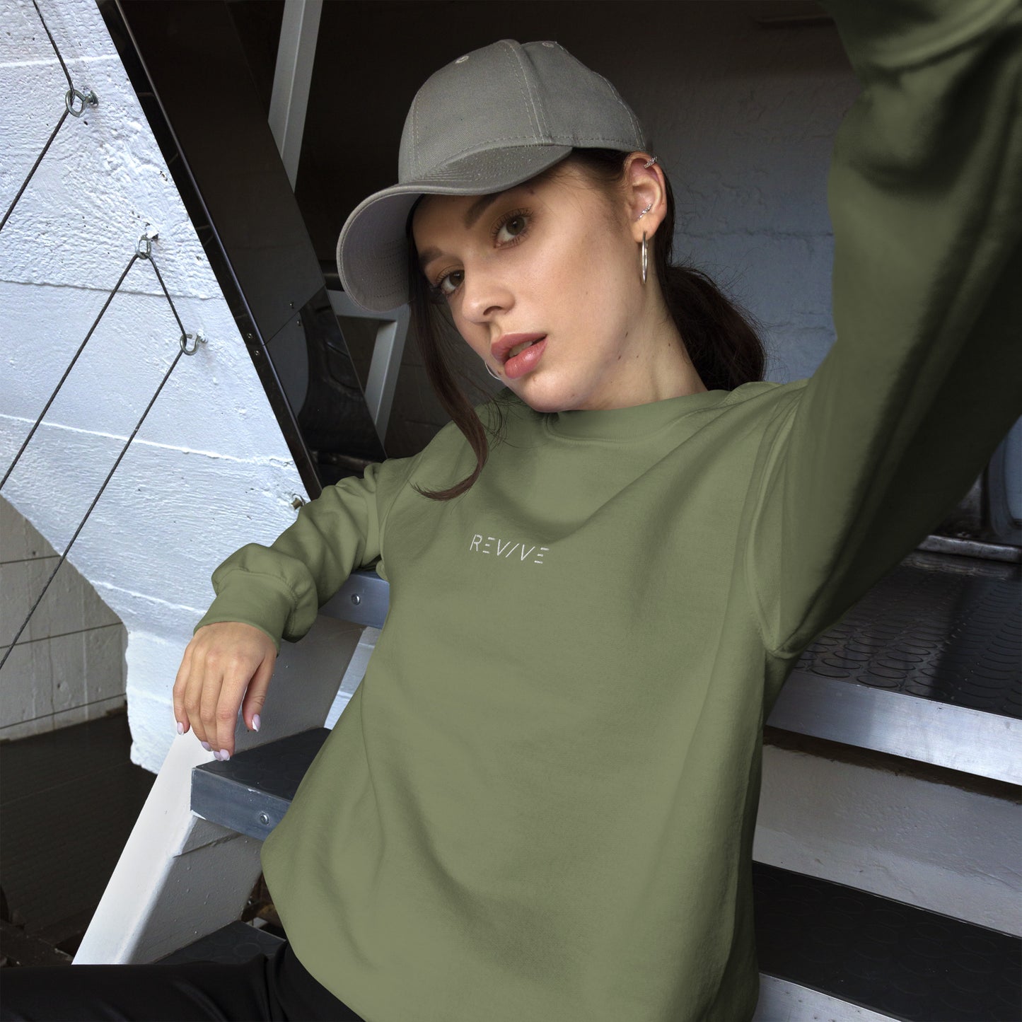 REV/VE ~ Women's Premium Embroidered Sweatshirt
