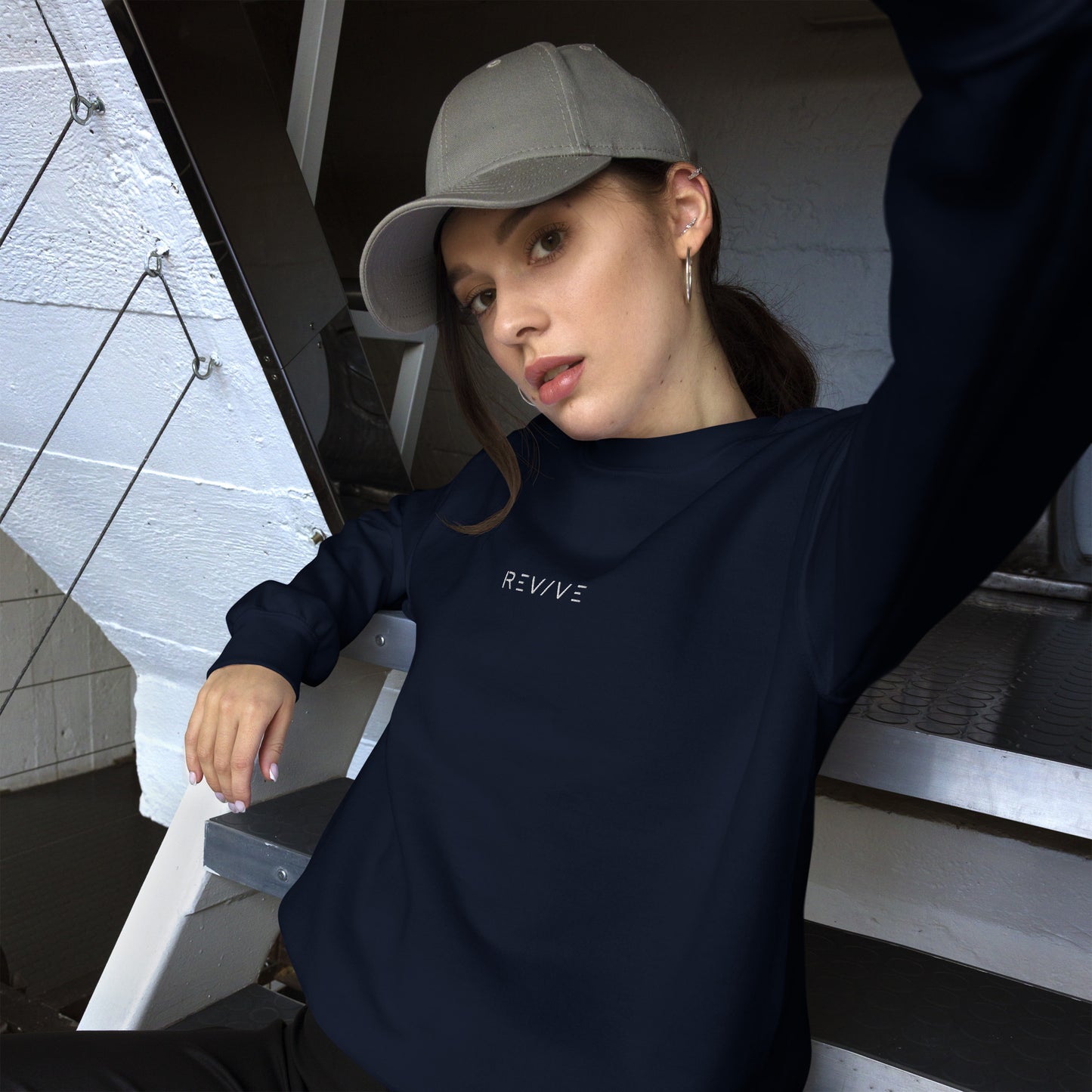REV/VE ~ Women's Premium Embroidered Sweatshirt