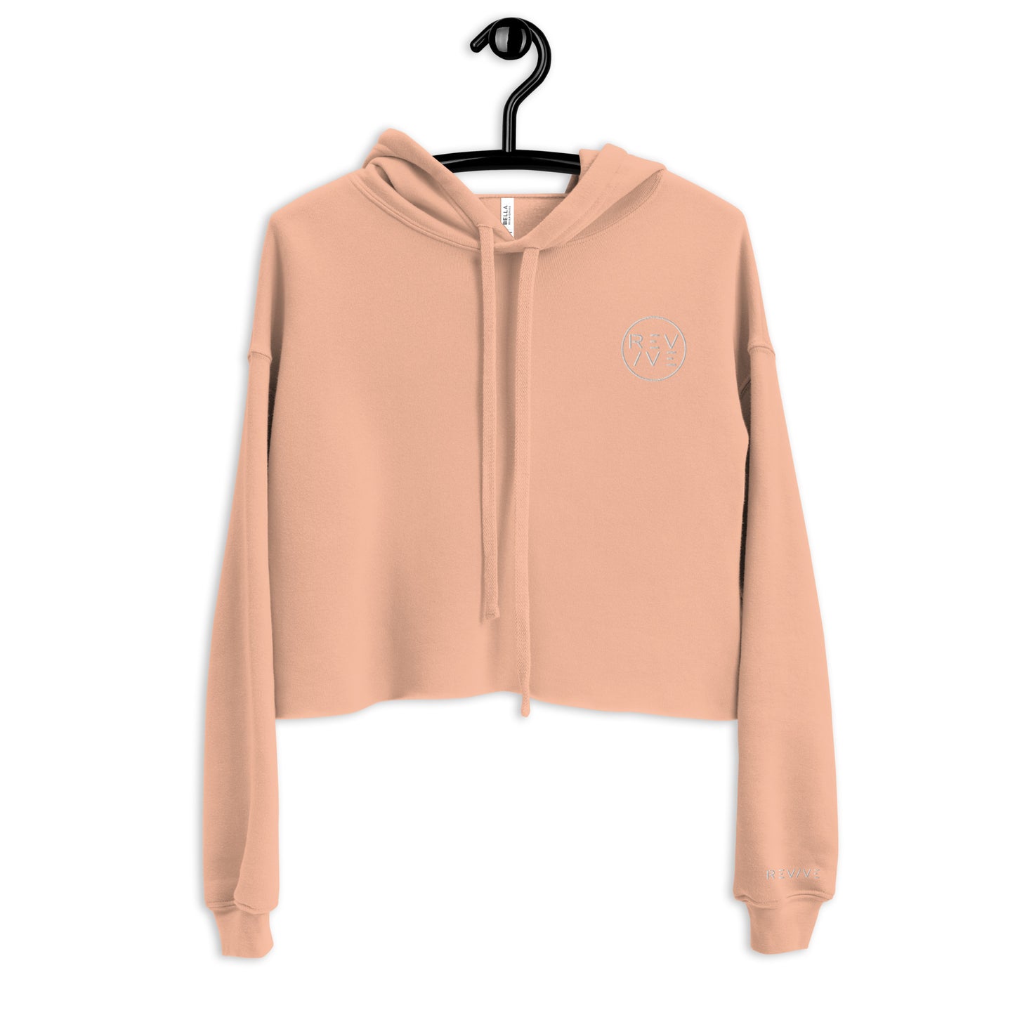 REV/VE ~ Women's Embroidered Crop Hoodie