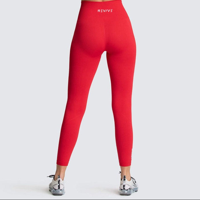 REVIVE ~ Exclusive RA2026 Razor Back Red Leggings