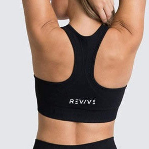 REVIVE ~ Exclusive RA2026 Razor Back Black Sports Bra