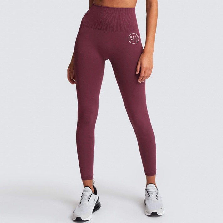 REVIVE ~ Exclusive RA2026 Razor Back Burgundy Leggings