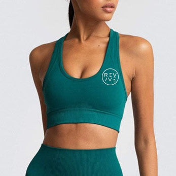REVIVE ~ Exclusive RA2026 Razor Back Turquoise Sports Bra
