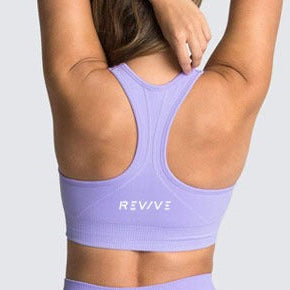 REVIVE ~ Exclusive RA2025 Razor Back Lilac Sports Bra