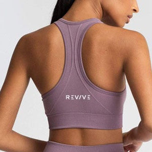 REVIVE ~ Exclusive RA2025 Razor Back Deep Lilac Sports Bra