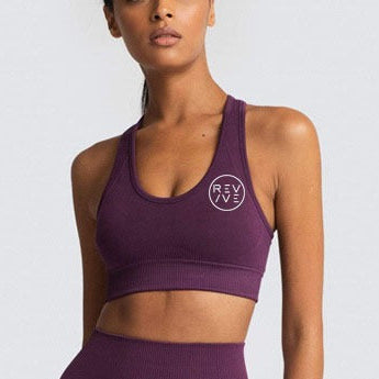 REVIVE ~ Exclusive RA2025 Razor Back Mauve Sports Bra