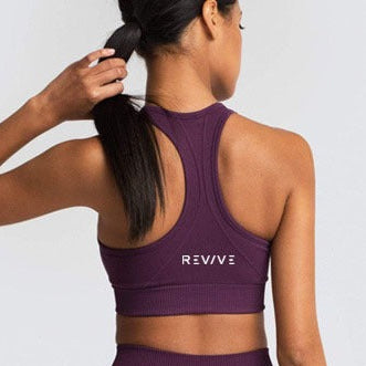 REVIVE ~ Exclusive RA2025 Razor Back Mauve Sports Bra