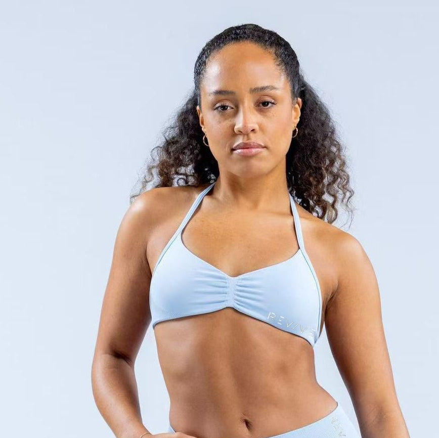 REVIVE ~ Gym Sports Bra / Light Blue