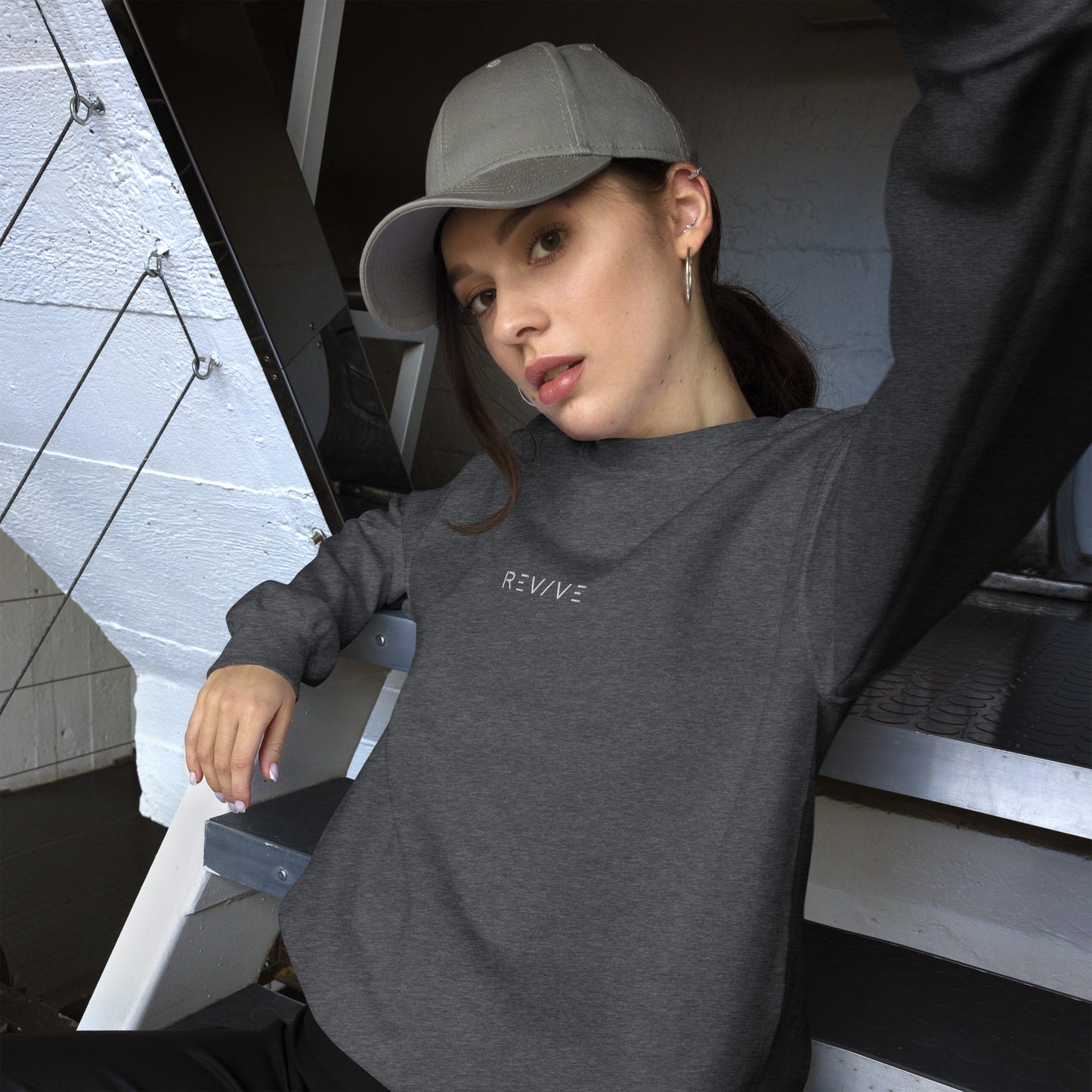 REV/VE ~ Women's Premium Embroidered Sweatshirt