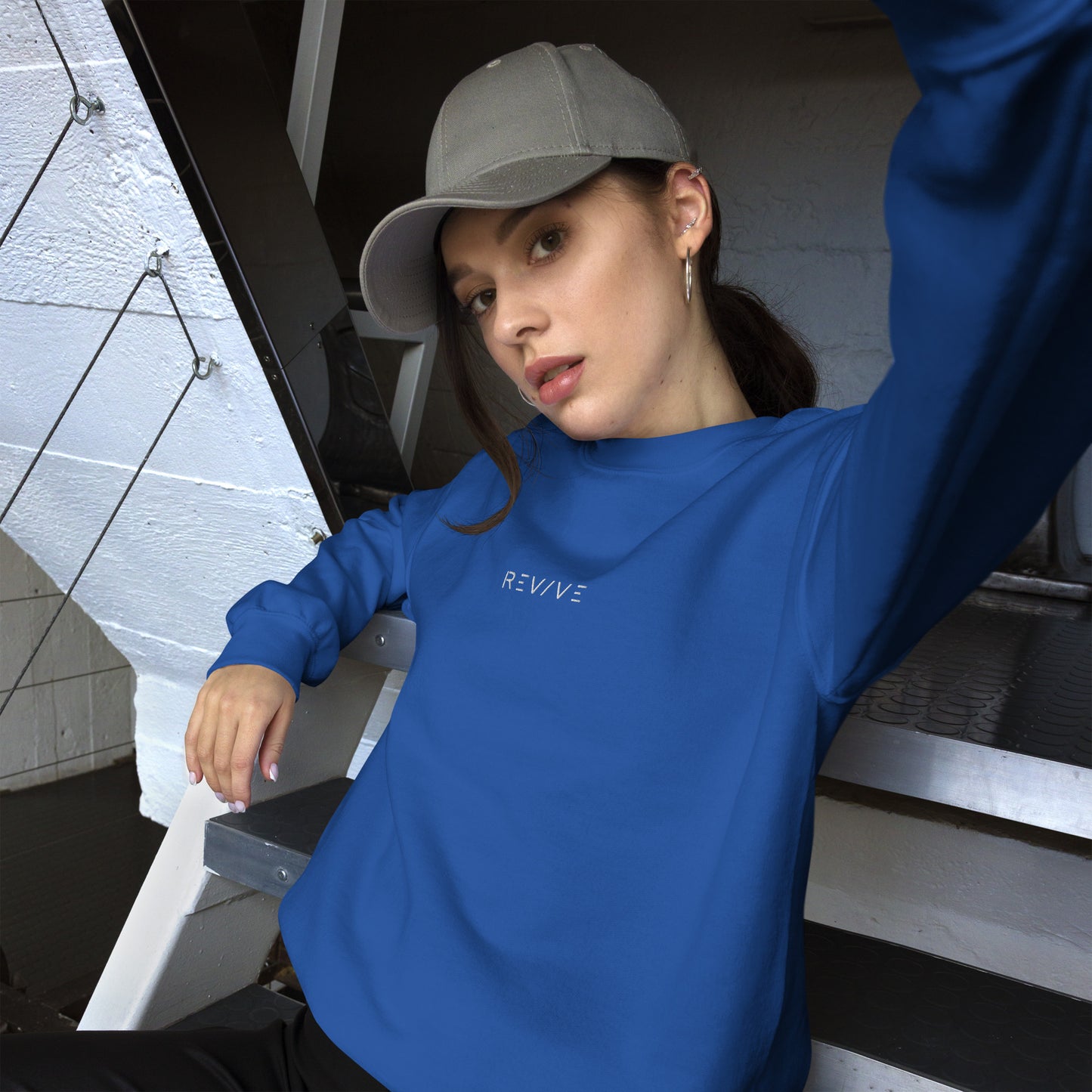 REV/VE ~ Women's Premium Embroidered Sweatshirt