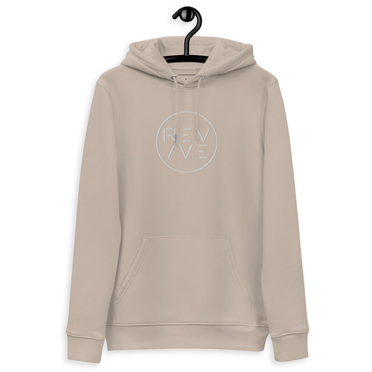 REV/VE ~ Women's Embroidered Essential Desert Dust Eco Hoodie